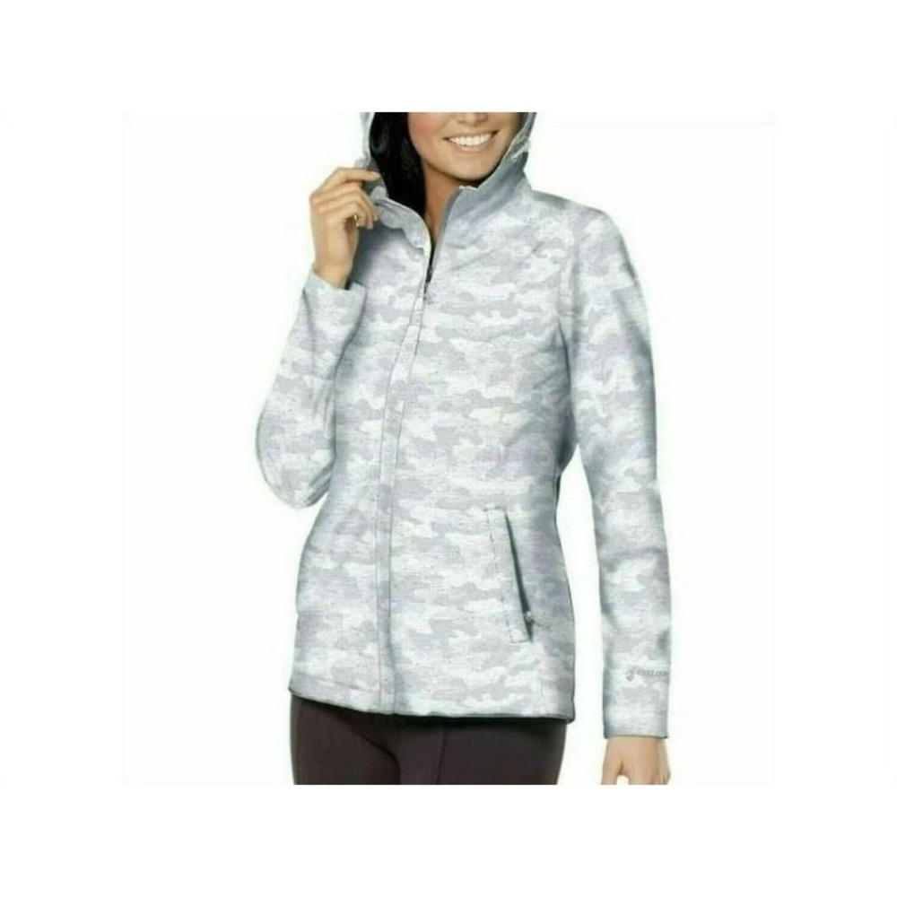 Free Country Women's Lightweight Camo‎ Hooded Jacket Size L